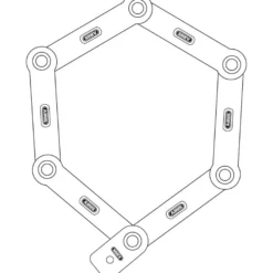 Abus Lucchetti|Accessori*Antifurto pieghevole uGrip Bordo 5700K/80 -