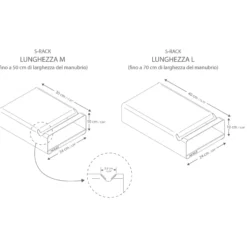 Parax Cavalletti Manutenzione E Supporti|Manutenzione*Appendibici parete S-Rack M - Nero