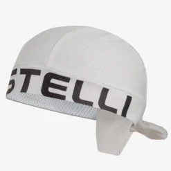 Bandana Castelli Logo - Bianco