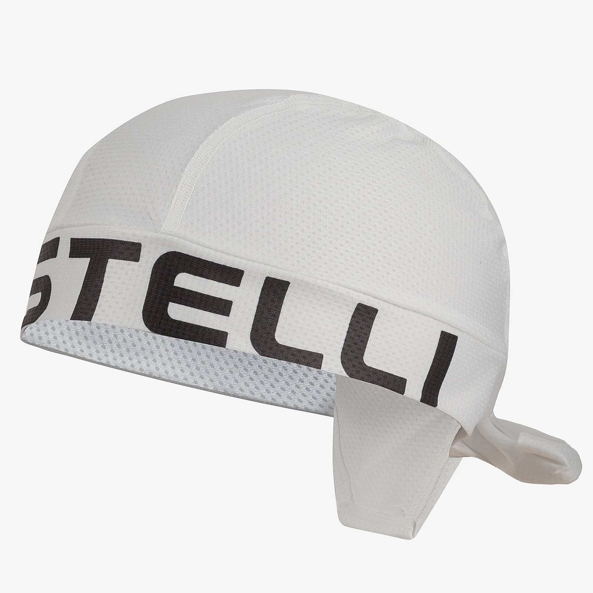 Bandana Castelli Logo - Bianco