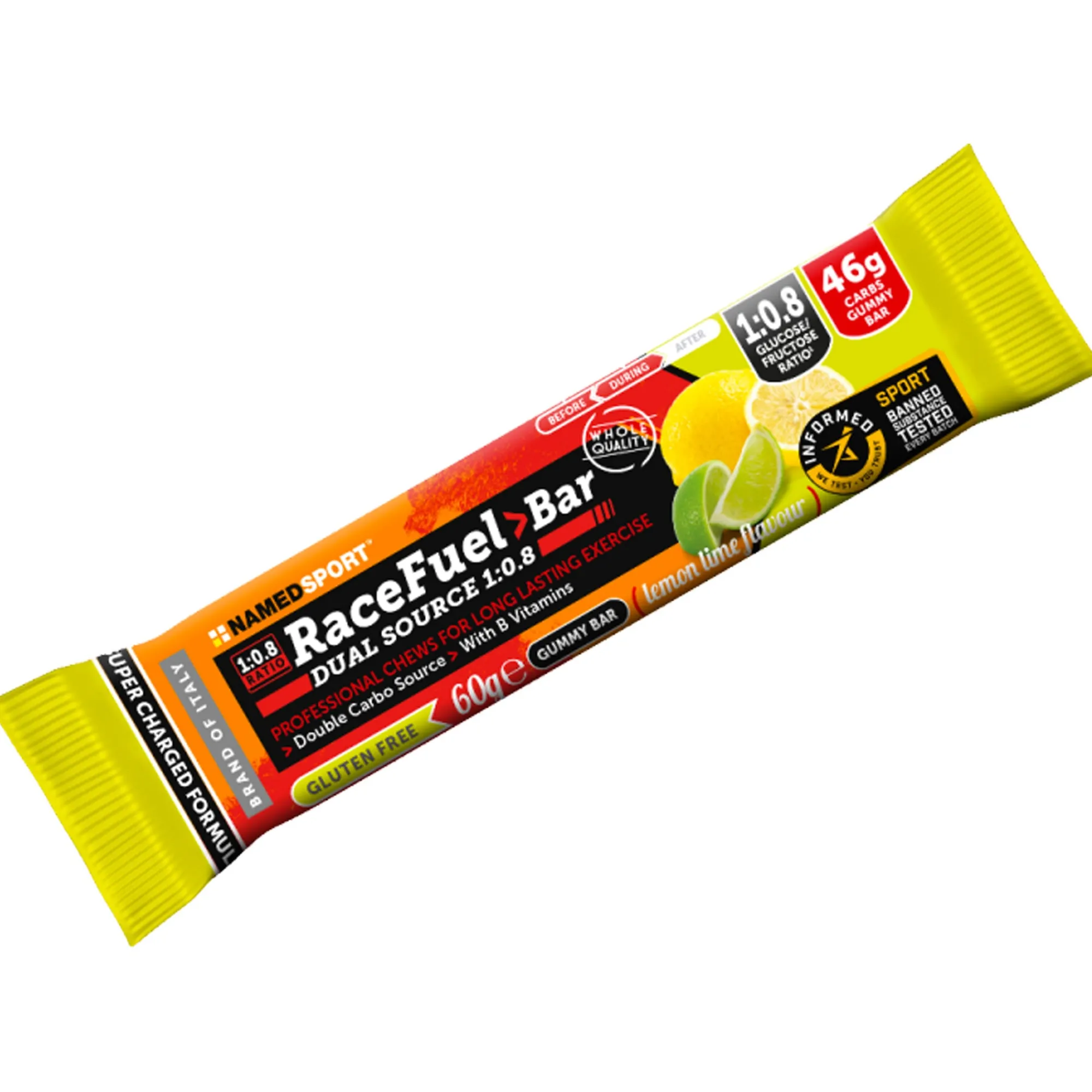 Named Barrette Energetiche*Barretta Race Fuel Bar - Lemon Lime