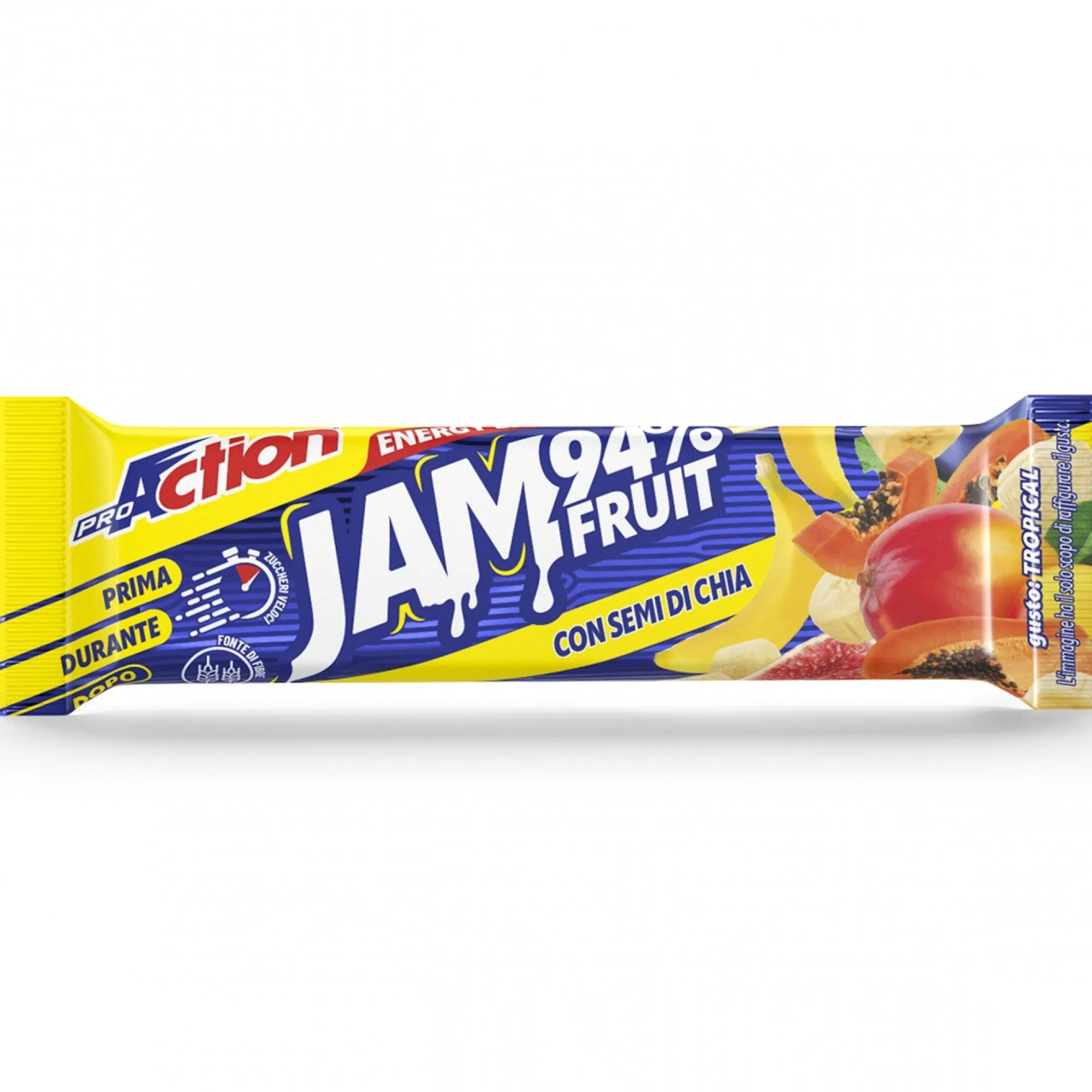 ProAction Barrette Energetiche*Barretta Jam Fruit 94% - Tropical