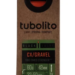 Tubolito Camere D'Aria|Corsa E Ciclocross*Camera d'aria Black Valve CX/Gravel - Valvola 42 mm