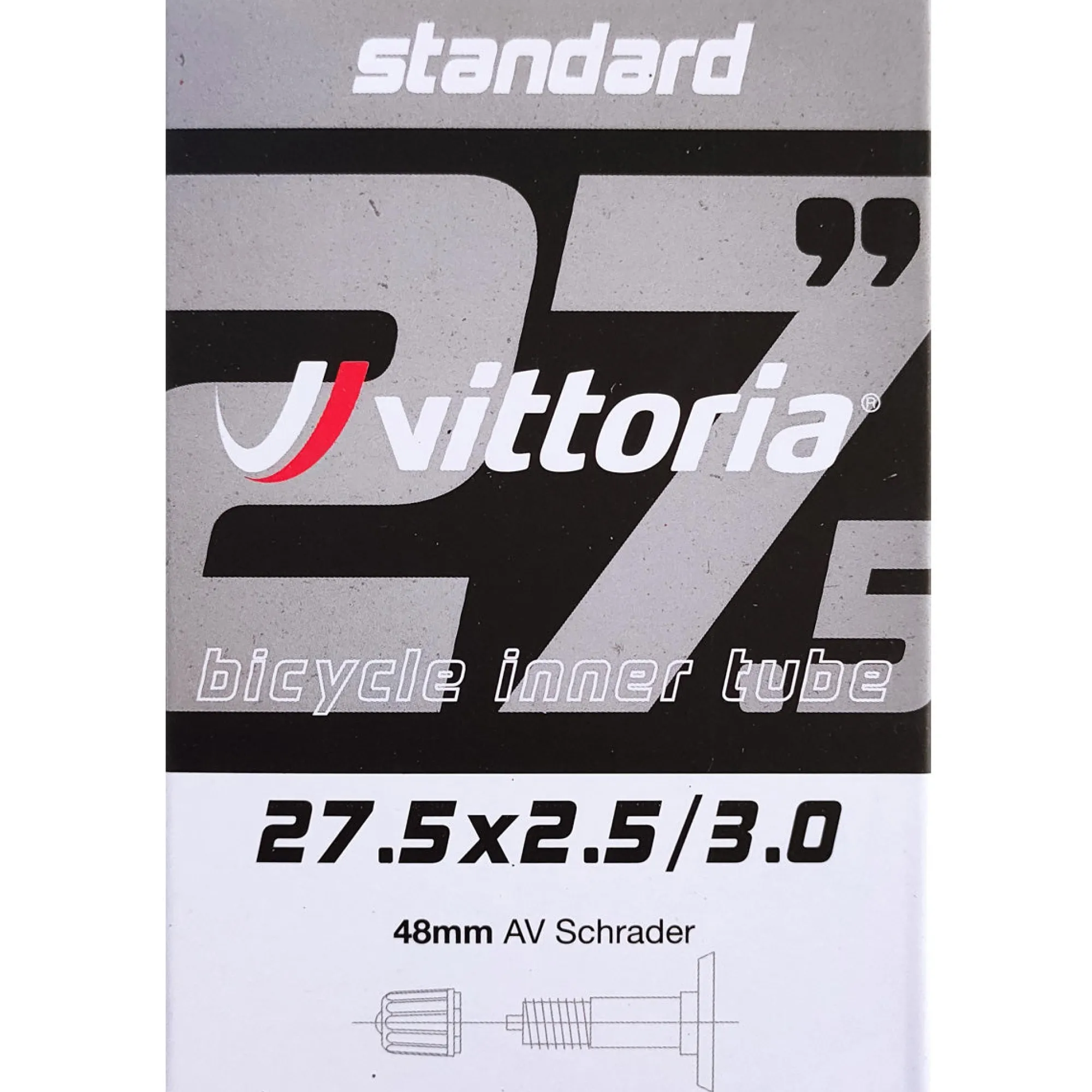 Vittoria Mtb 27.5"|Camere D'Aria*Camera d'aria Standard x2.5/3.0 - Valvola 48 mm