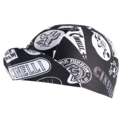 Cappellino Cinelli Supercorsa - Nero bianco