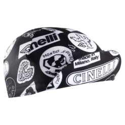 Cappellino Cinelli Supercorsa - Nero bianco