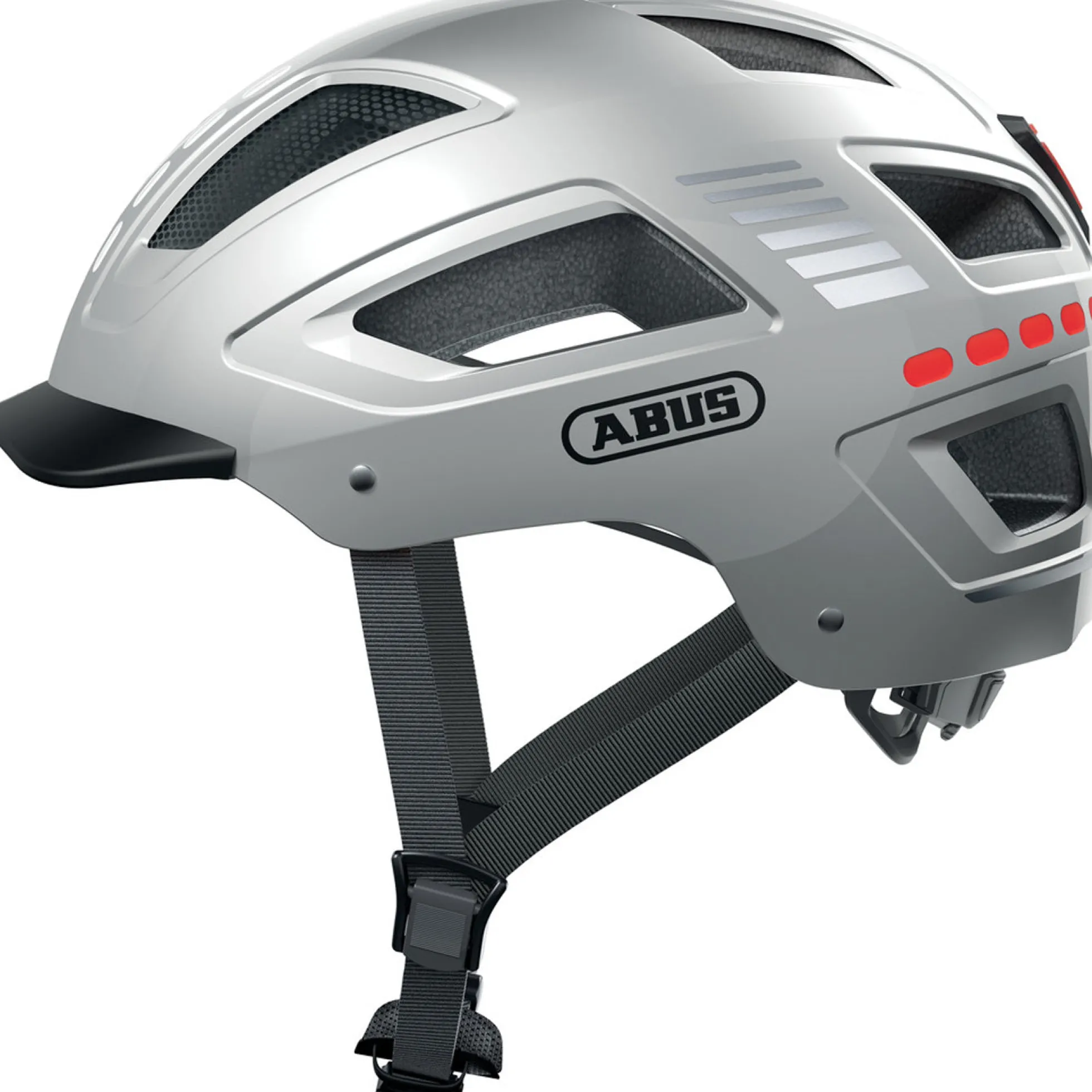 Casco Abus Hyban 2.0 Led - Argento