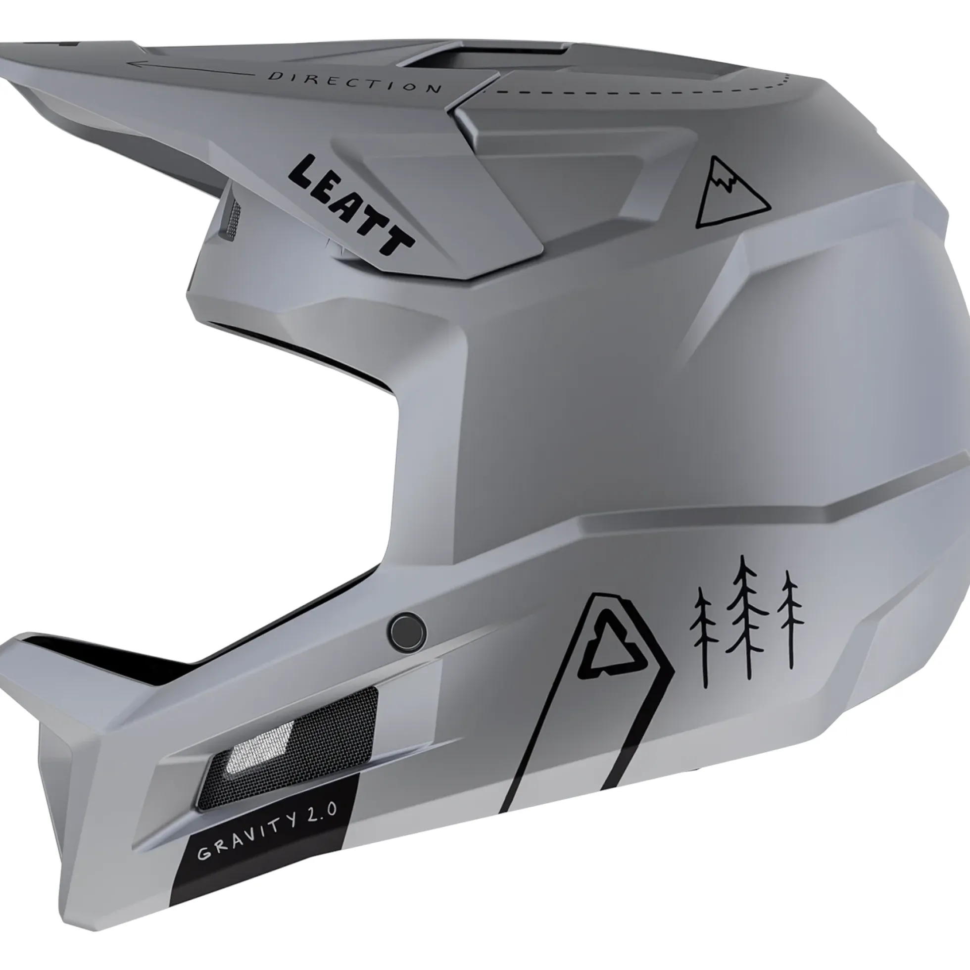 Casco Leatt MTB Gravity 2.0 - Grigio