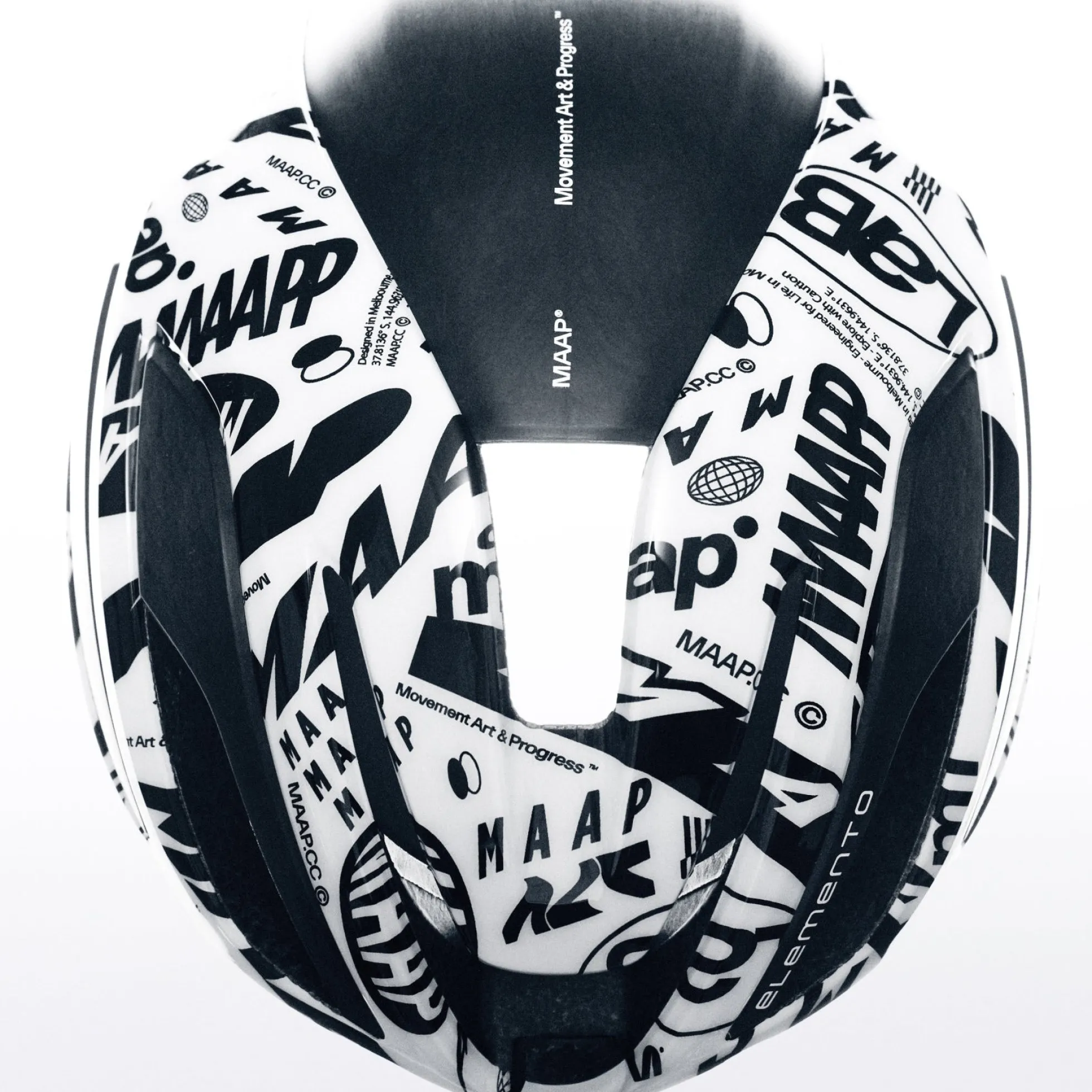 Casco MAAP x KASK Elemento CE - Monochrome