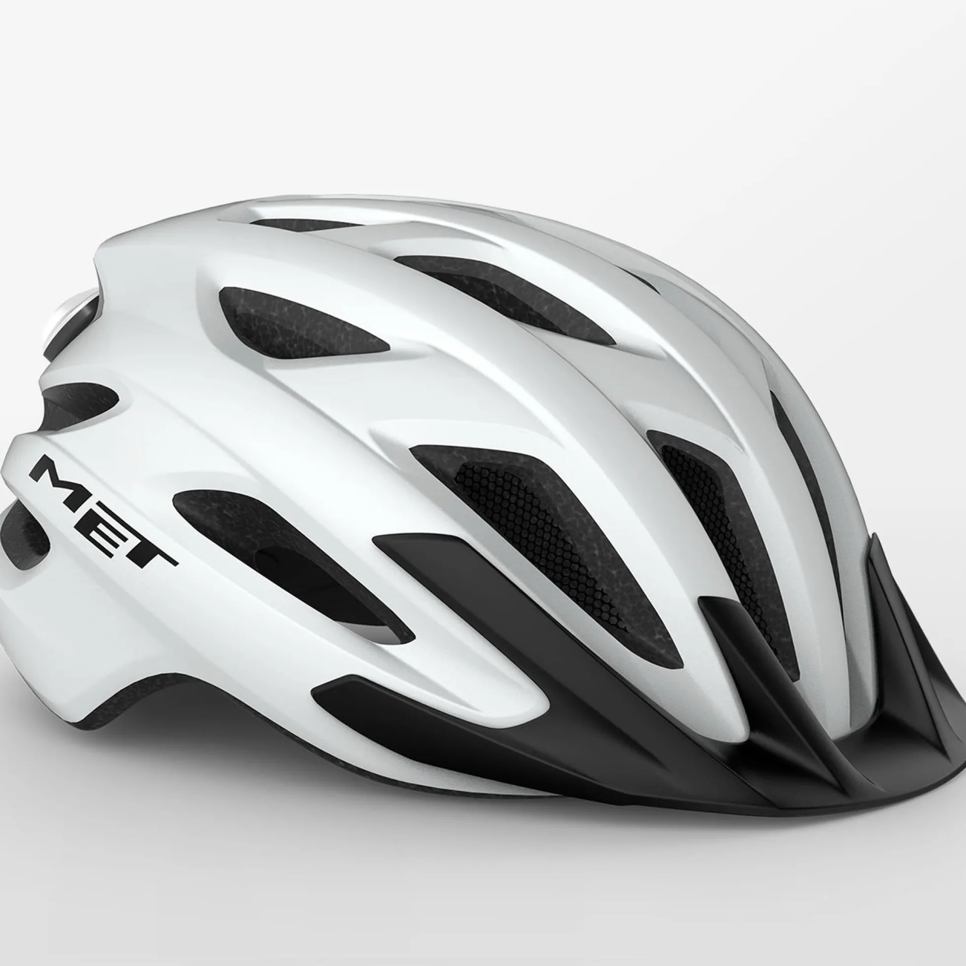 Casco Met Crossover - Bianco