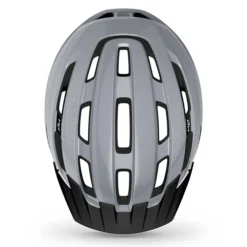 Casco Met Downtown - Grigio lucido