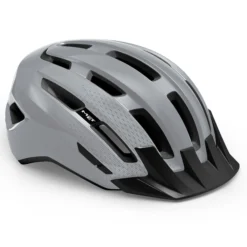 Casco Met Downtown - Grigio lucido