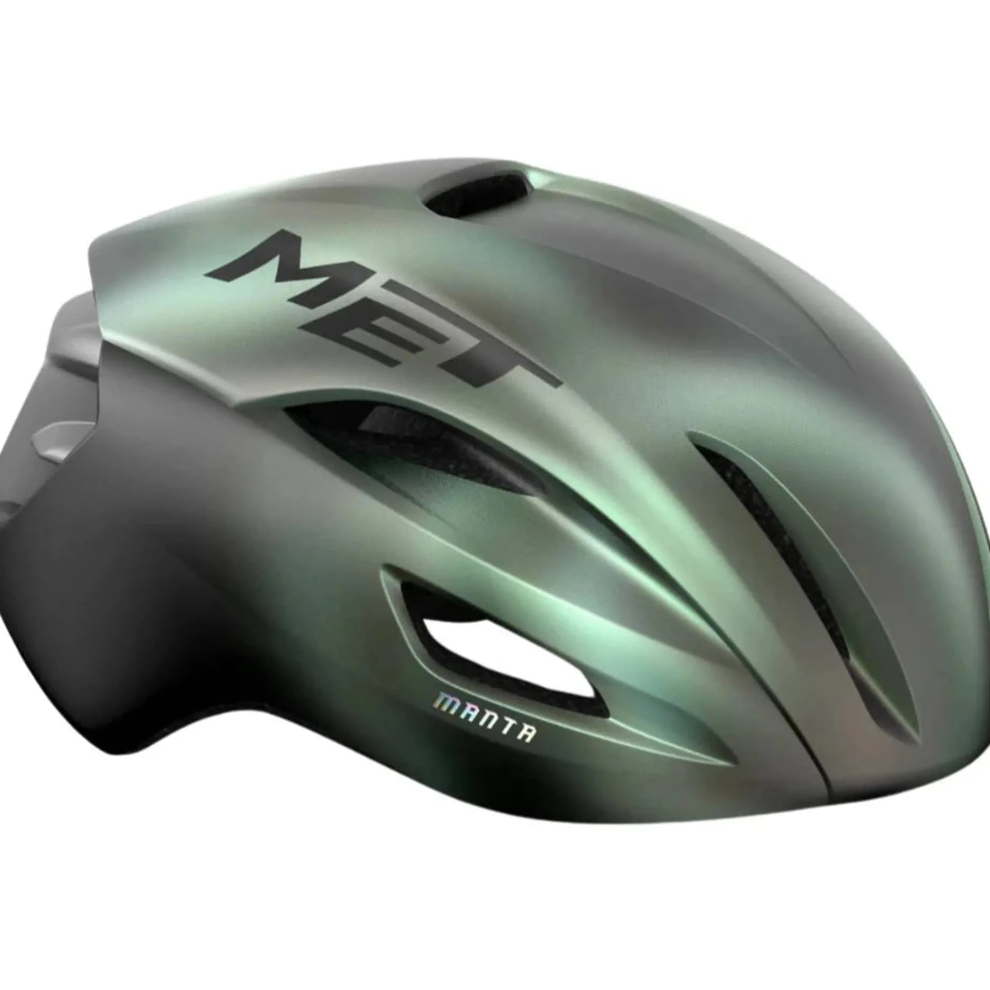 Casco Met Manta Mips - Verde grigio