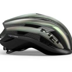 Casco Met Trenta 3K Carbon Mips - Verde grigio