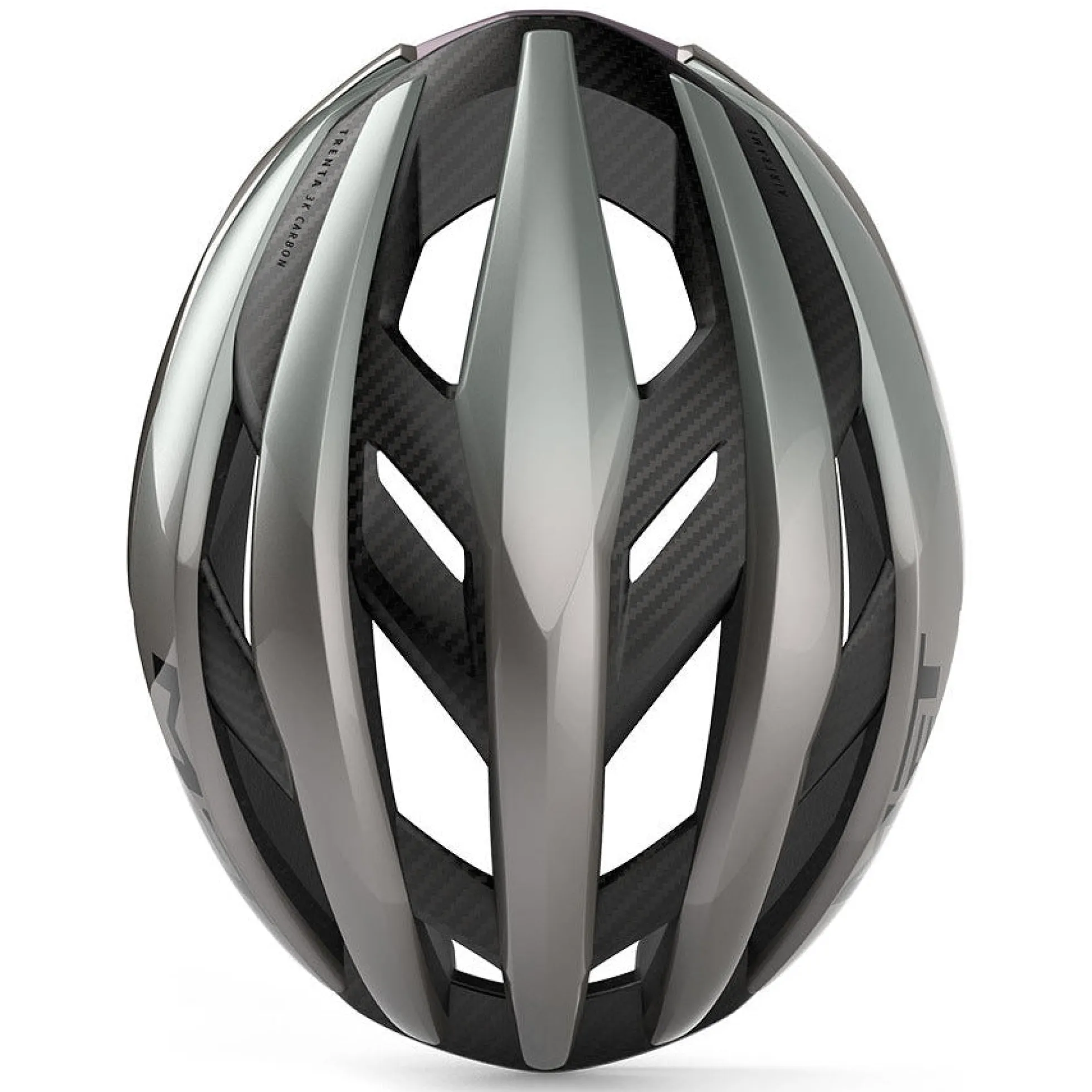 Casco Met Trenta 3K Carbon Mips - Grigio lucido