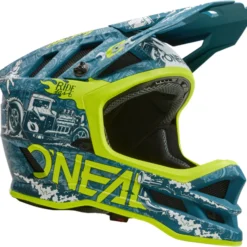 Casco O'neal Blade Polyacrylite HR - Blu verde