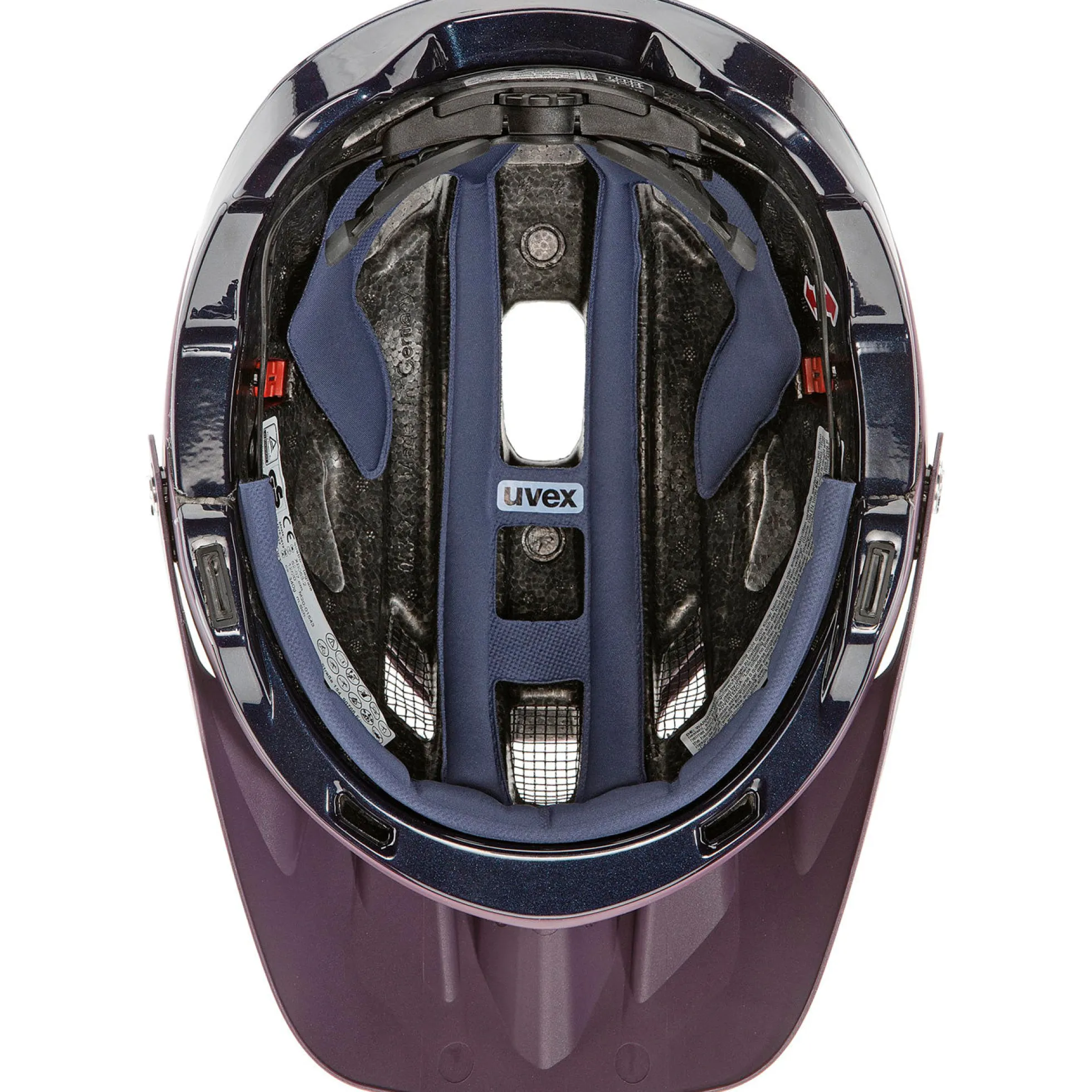 Casco Uvex Quatro Integrale - Viola blu