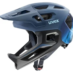 Casco Uvex React Junior Fullface - Blu