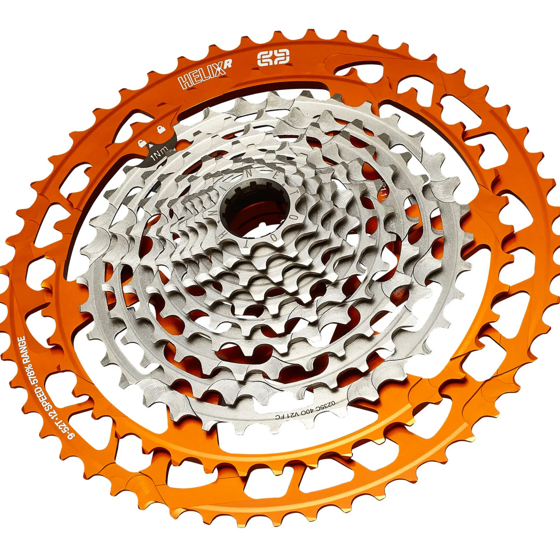 Cassetta ethirteen Helix R 9-52T 12v - Arancio