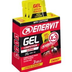 Enervit Gel Energetici*Gel Agrumi con caffeina Astuccio da 3