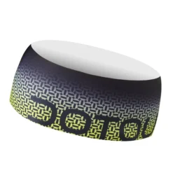 Fascetta Dotout Flag - Nero giallo