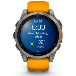 Garmin Contapassi E Gps Multisport|Contapassi E Gps Multisport*Fenix 8 47 mm AMOLED - Arancio