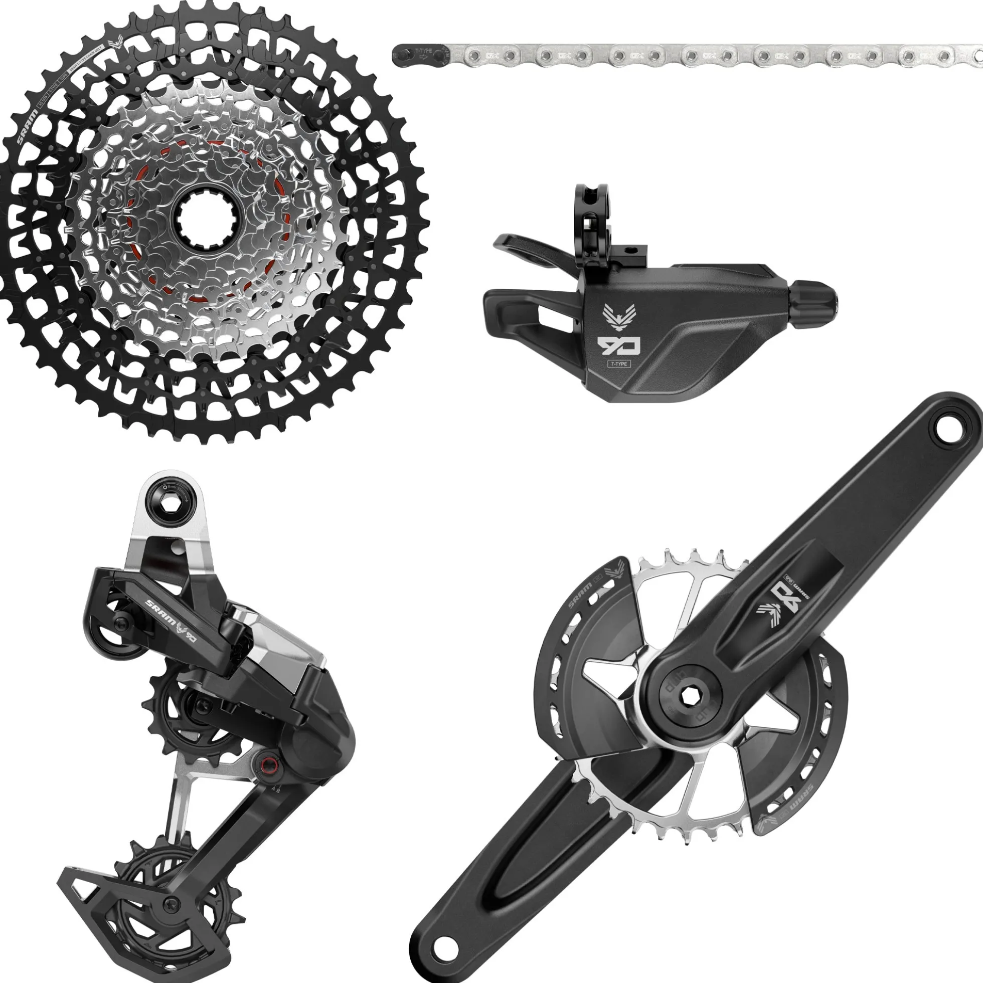 Gruppo Sram Eagle90 dub boost T-type - 32