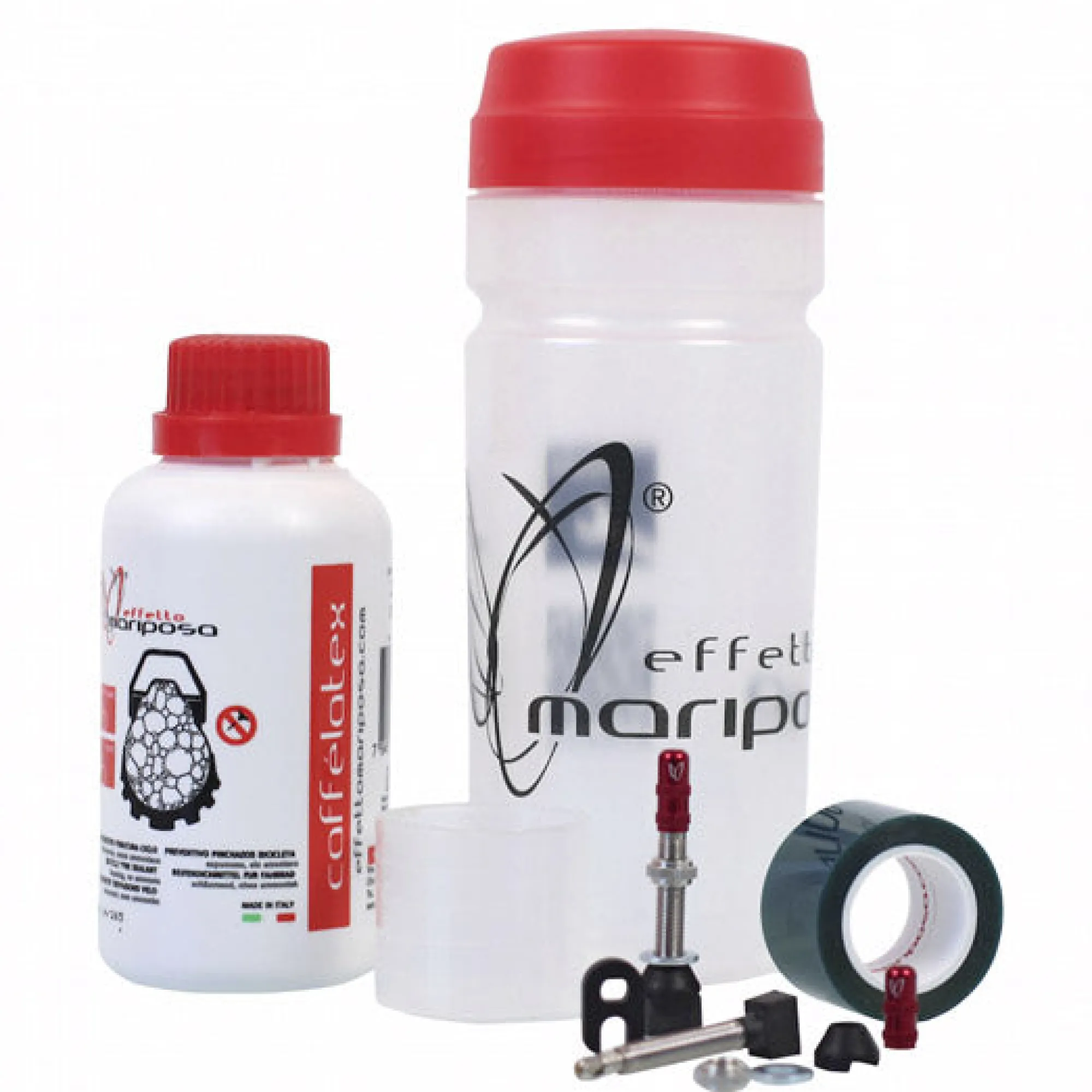 Effetto Mariposa Kit Tubeless E Liquido Sigillante|Manutenzione*Kit Caffèlatex S
