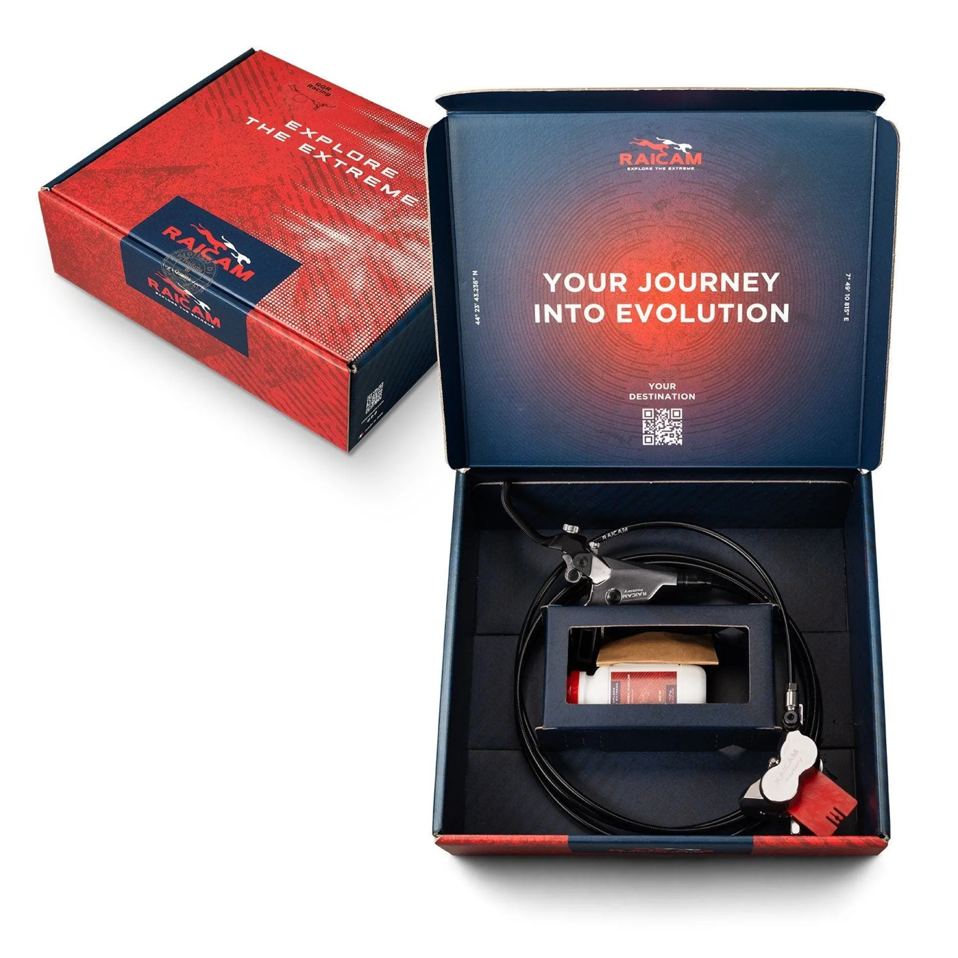 Kit freno a disco idraulico Raicam RGR Factory - Silver