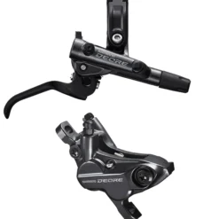 Kit freno a disco idraulico Shimano Deore 4 Pistoncini BL-M6100 + BR-M6120 + Tubo - Posteriore
