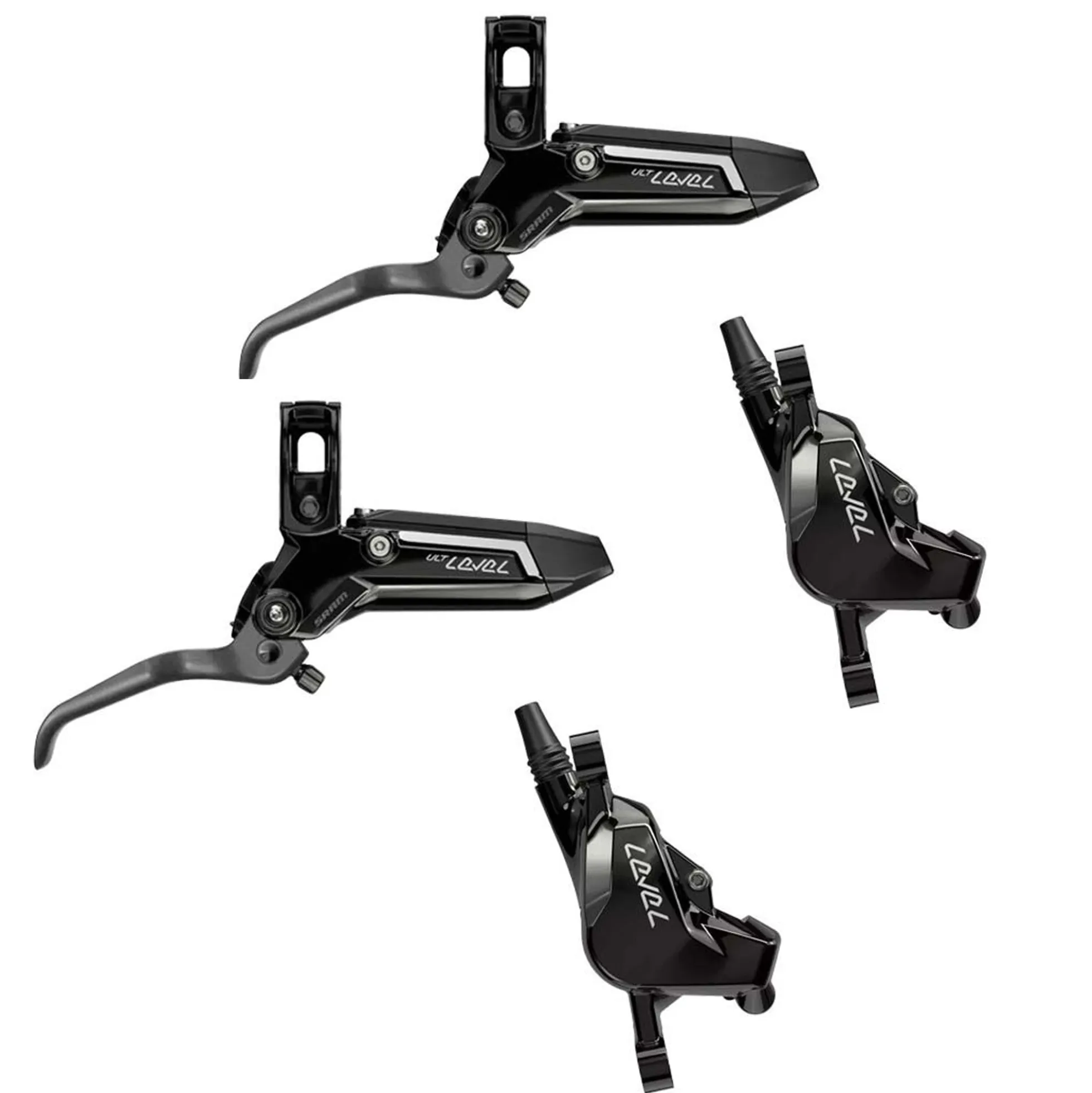 Kit freno a disco idraulico Sram Level Ultimate Stealth - Nero