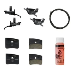 Kit freno Shimano Deore XT BRM8220JTBLM8200UPG - Coppia