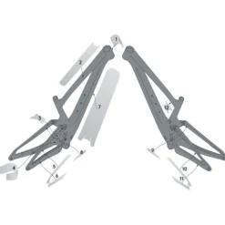 Syncros Protezione Telaio|Manutenzione*Kit protezione telaio per Spark Carbon - Lucido