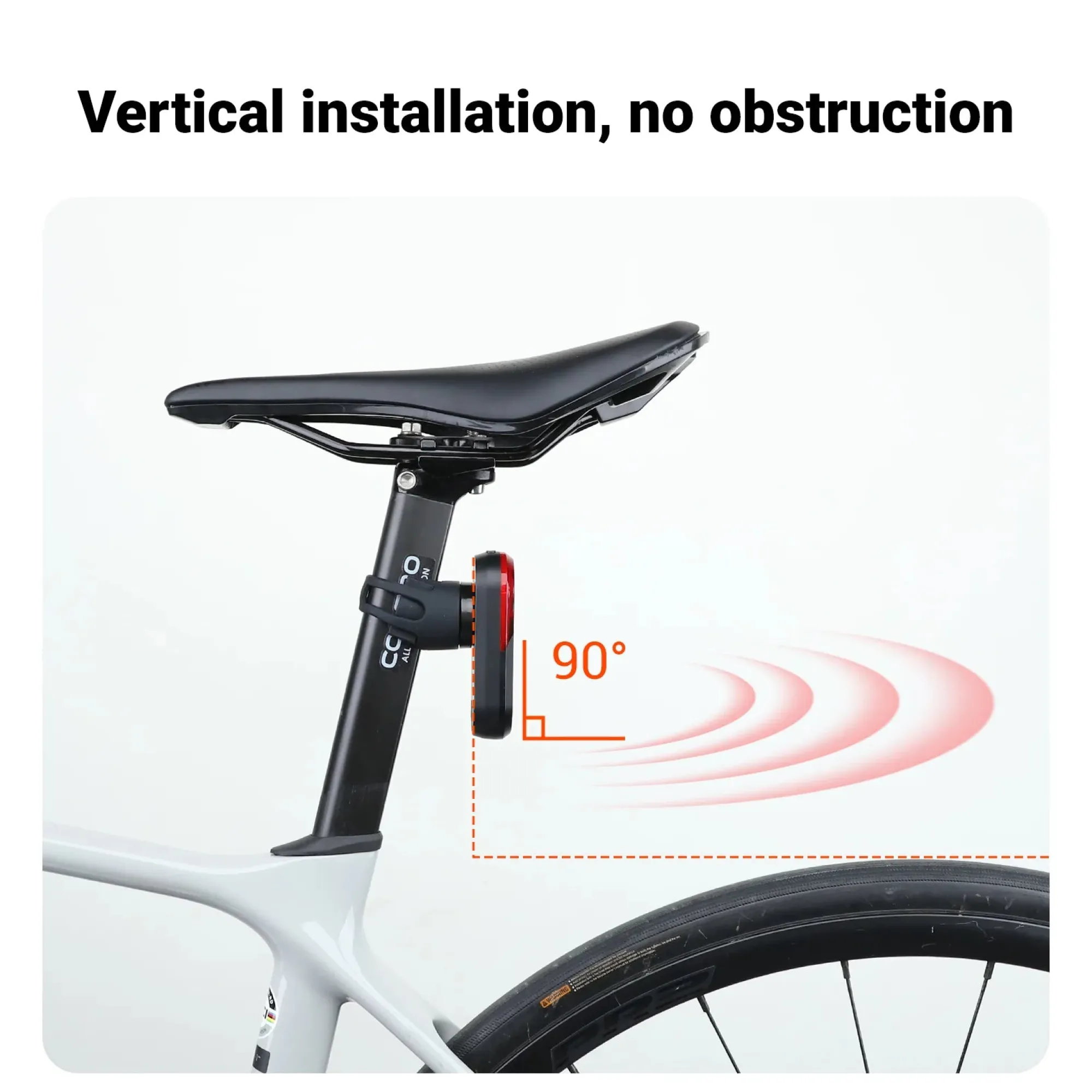 COOSPO Luci Bici|Accessori*Luce Posteriore Radar TR