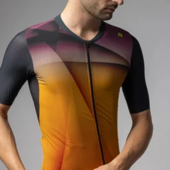 Uomo Ale Maglie*agia R-EV1 printer - Arancio