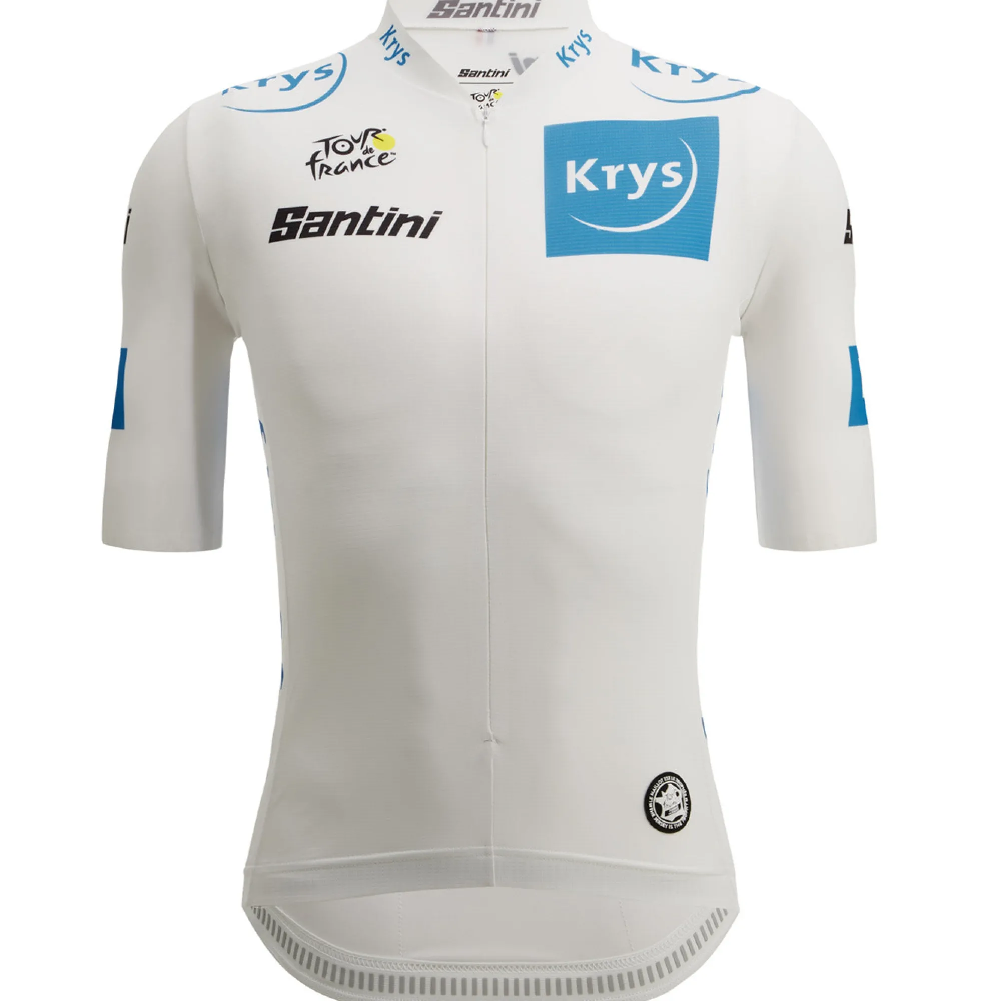 Uomo Santini Maglie*agia Bianca Tour de France 2022