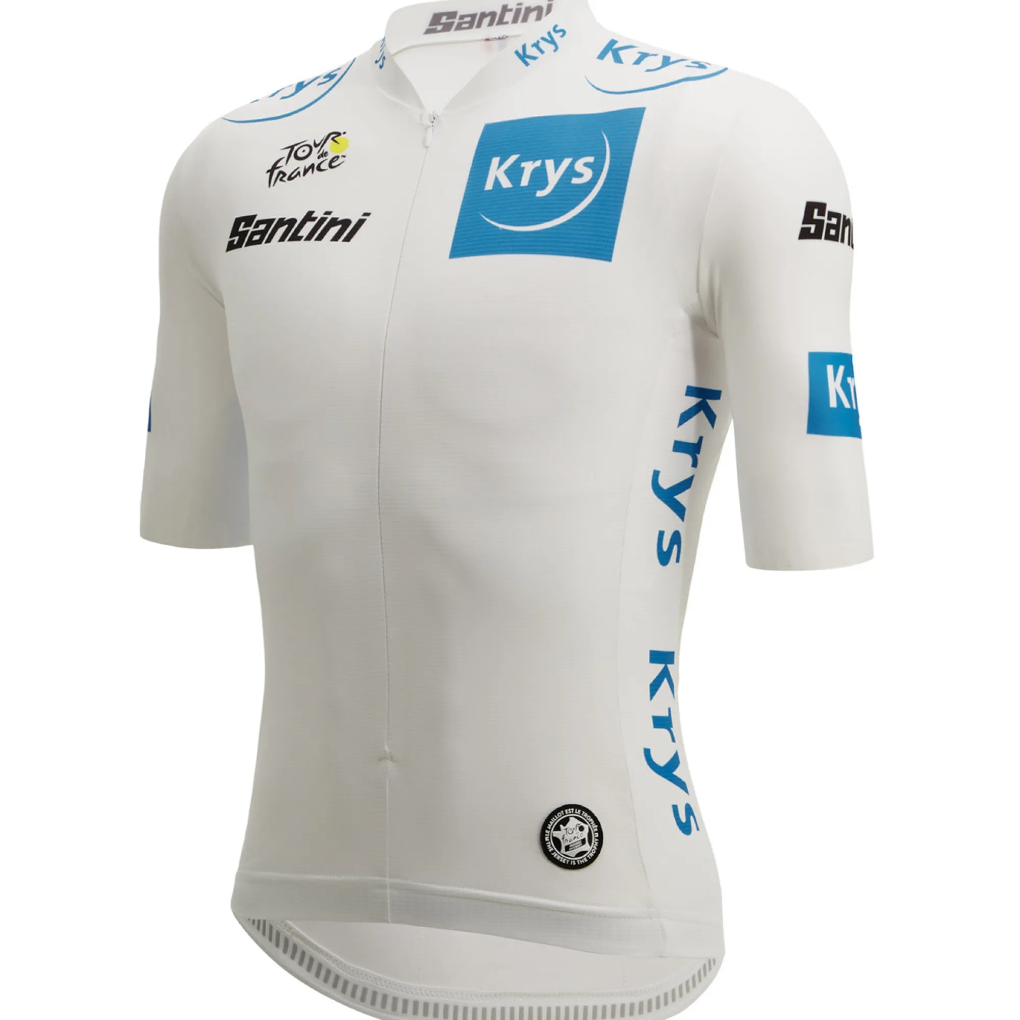 Uomo Santini Maglie*agia Bianca Tour de France 2022
