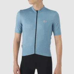Uomo Café du Cycliste Maglie*agia Cafe du Cycite Feurette - Azzurro