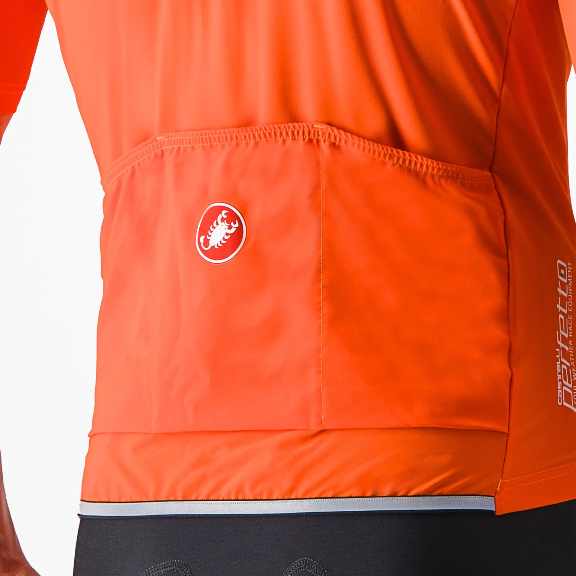 Uomo Castelli Maglie*agia Perfetto Ro 2 Wind - Arancio curo