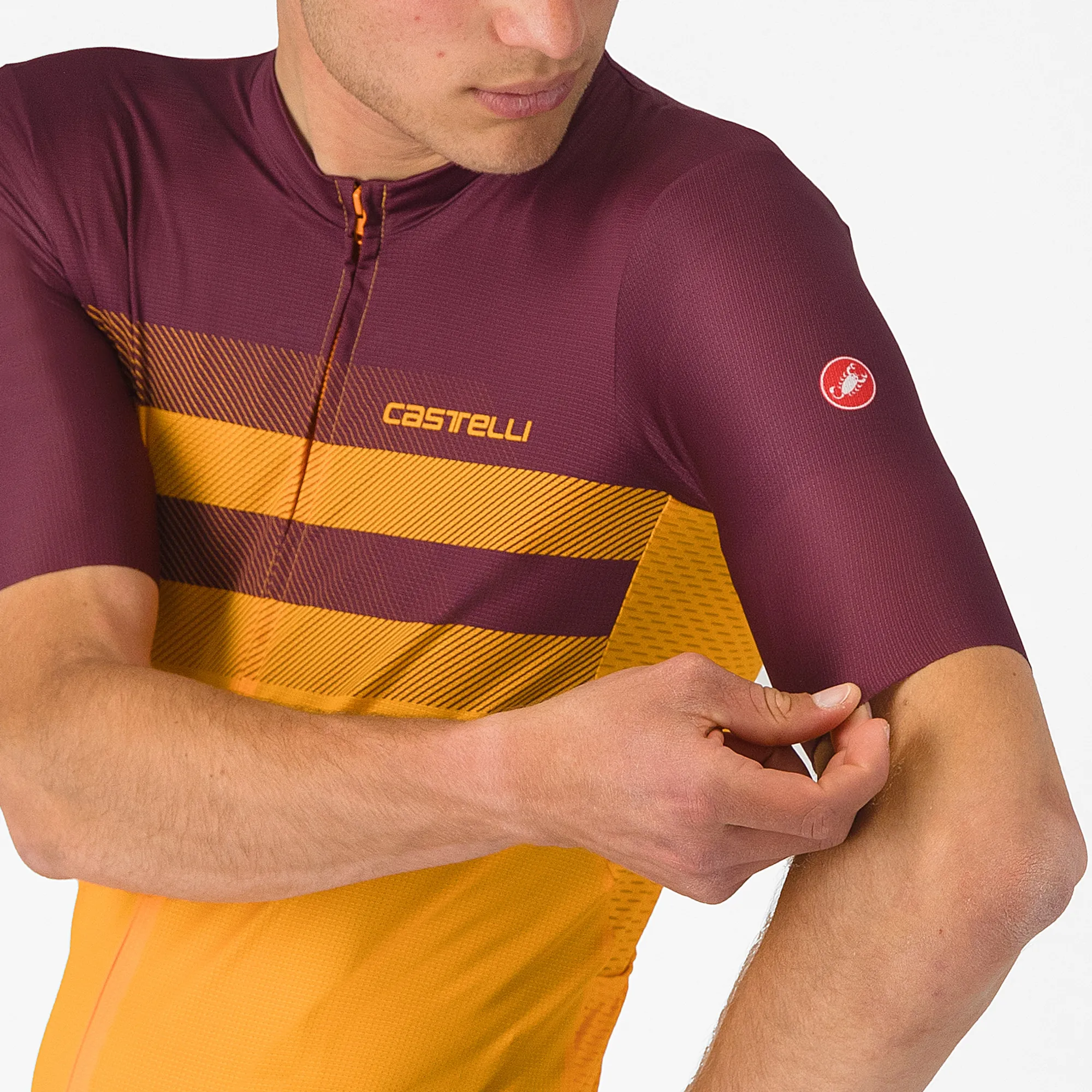 Uomo Castelli Maglie*agia iboo - Arancio