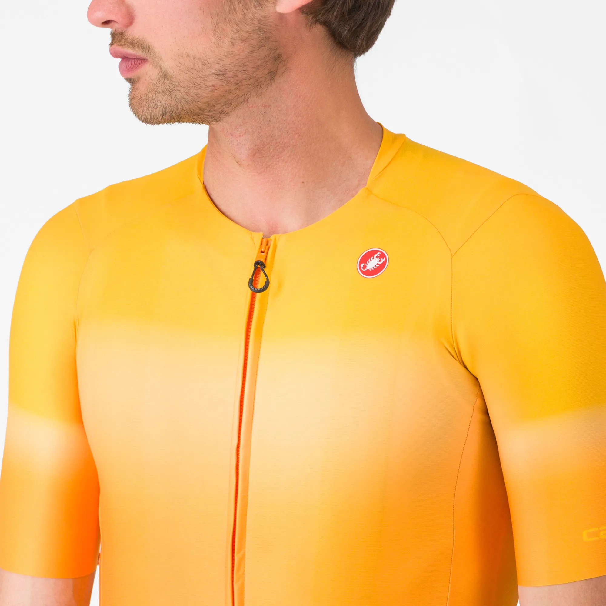 Uomo Castelli Maglie*agia UPF - Arancio