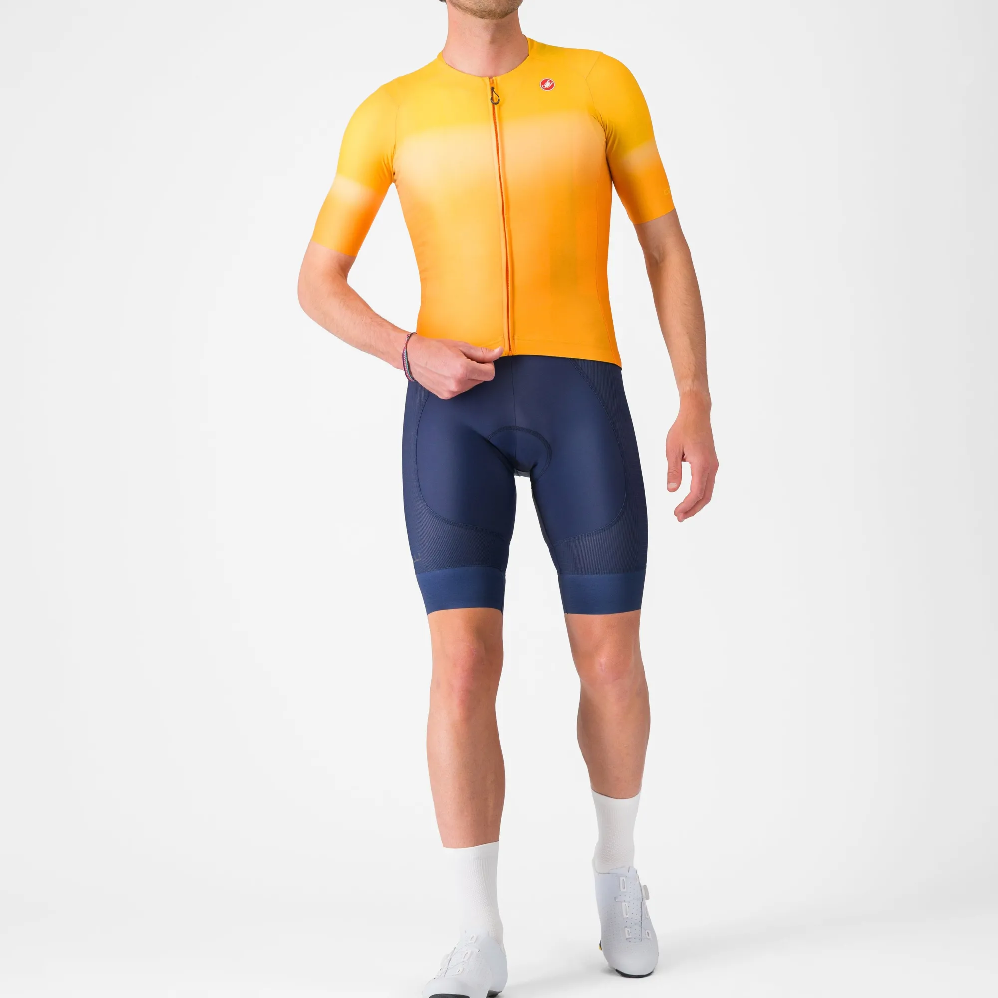 Uomo Castelli Maglie*agia UPF - Arancio