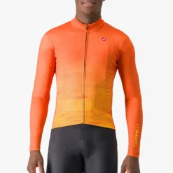 Uomo Castelli Maglie*agia aniche unghe Uniited Thera - Arancio