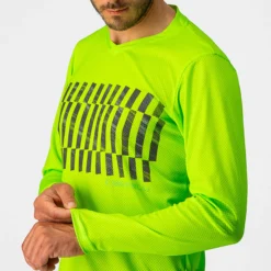 Uomo Castelli Maglie*agia aniche unghe Trai Tech Tee - Verde