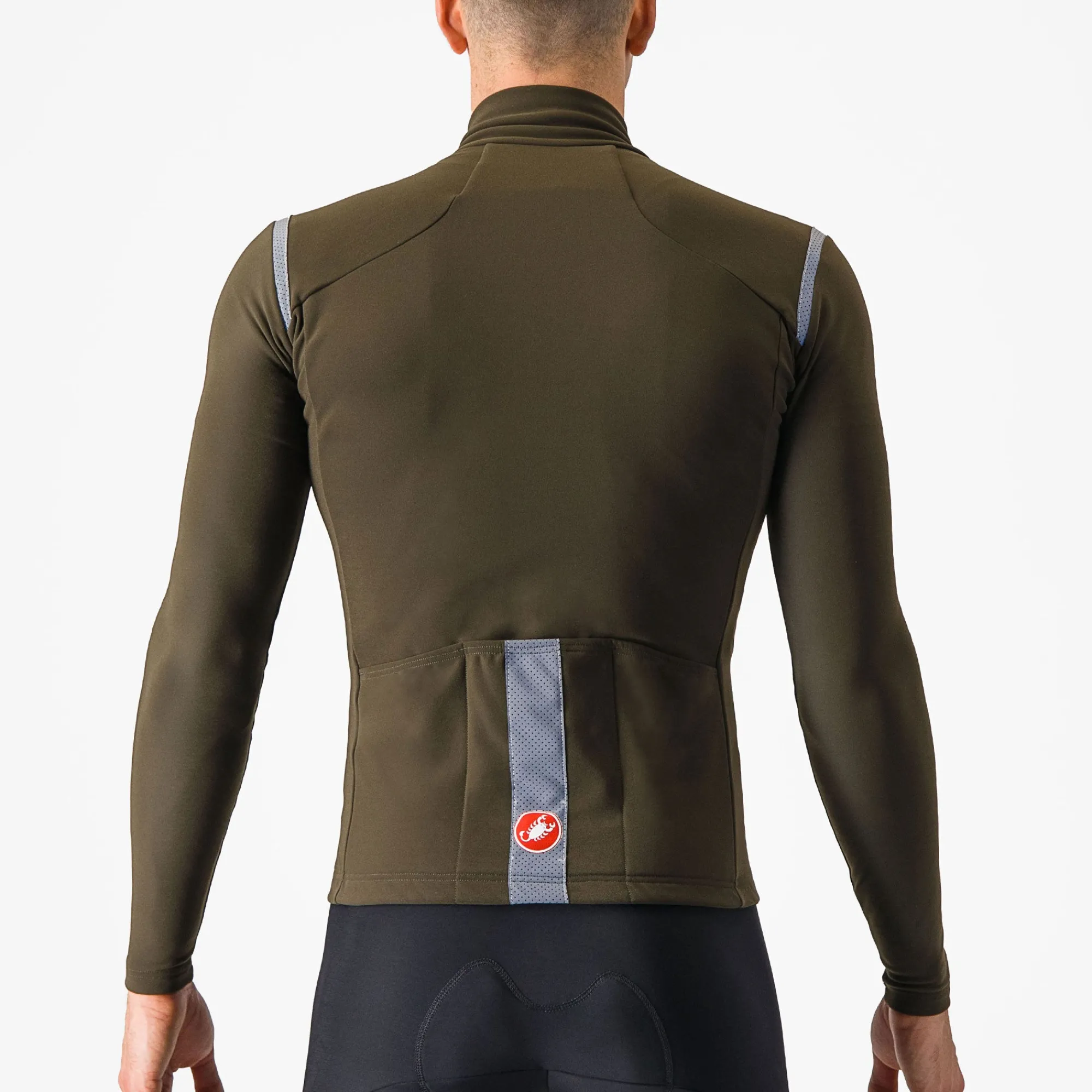 Uomo Castelli Maglie*agia aniche unghe Tutto Nano Ro -