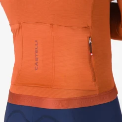 Uomo Castelli Maglie*agia aniche unghe Epreo 2 - Arancio