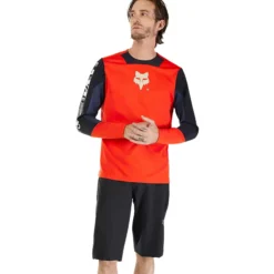 Uomo Fox Maglie*agia aniche unghe Defend Eevated -