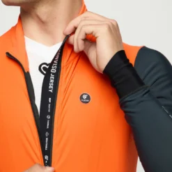Uomo Pissei Maglie*agia aniche unghe onvio - Arancio grigio