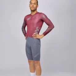 Uomo Pissei Maglie*agia aniche unghe Thunder - Bordeaux