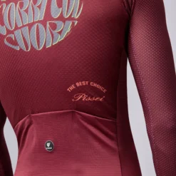 Uomo Pissei Maglie*agia aniche unghe Thunder - Bordeaux